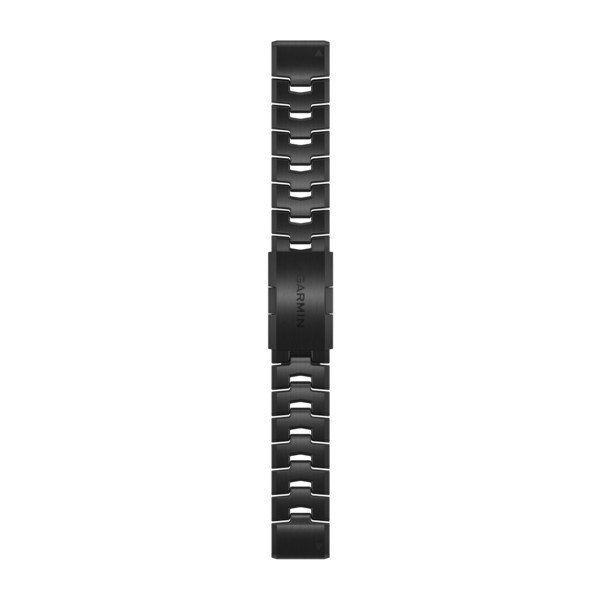 時計 GARMINQuickFit 22mm Carbon Gray Titanium Garmin QuickFit 22 Watch Bands, Vented Titanium Bracelet with