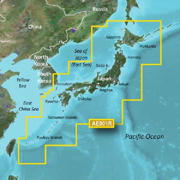 BlueChart® g3 - Japon - HXAE001R - Garmin | Raytech Électronique