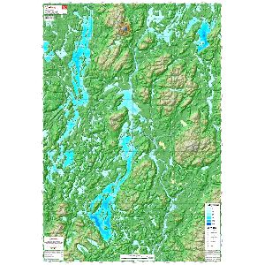 Trak Poisson Blanc Lake And Des Trente Et Un Milles Qc Outaouais Recto 28x40 1 50 Trakmaps Raytech Electronic