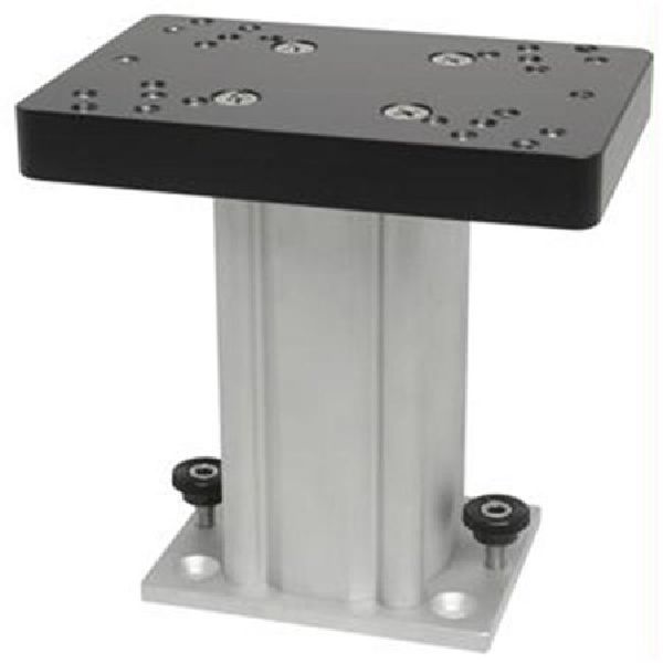 Deux Piédestaux Pour Downrigger Canon - Hauteur 4", Base 5" - Aluminium - Sur Mesure
