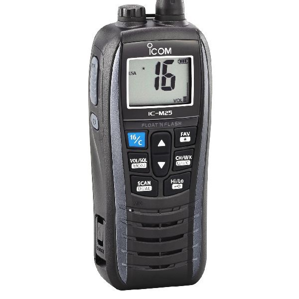 Radio Marin Portative M25 Gris Métalique Raytech Électronique