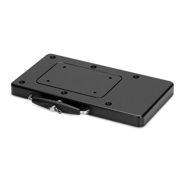 Support De Montage à Dégagement Rapide Pour Moteur électrique De Pêche Minn Kota - Compatible MKA-21 1854021 - Plaque ABS Noir - 5