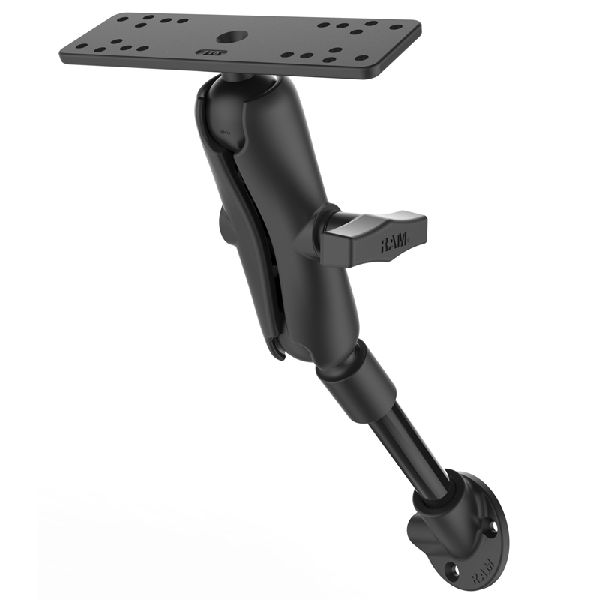 6" Long 45° NPT Pipe Mount with Double Ball Mount RAM MOUNTING SYSTEM