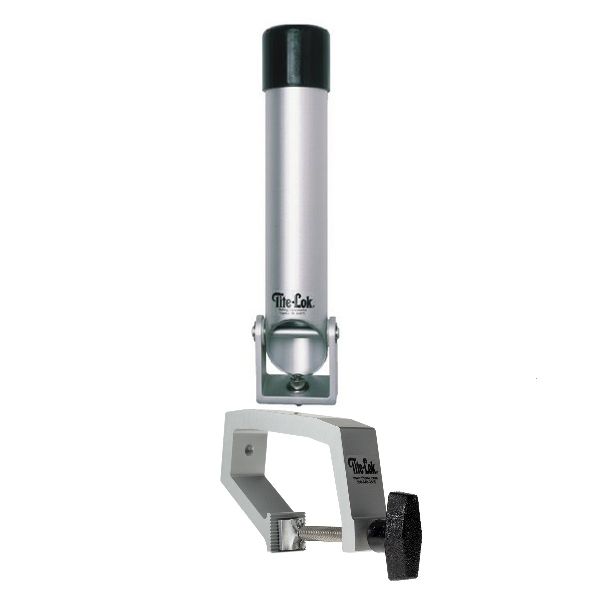 Tube Style Rod Holder 5620 with Gunnel Clamp Mount Base 5608 TITELOK