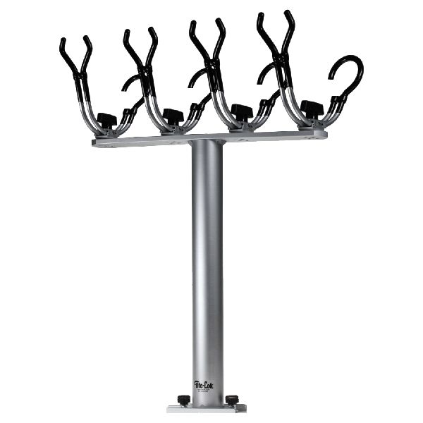 AteamProducts Support de Canne à pêche de vélo - sécurise Le Poteau de