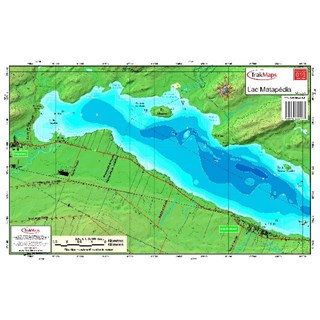 Carte Papier : Lac Matapédia - TRAKMAPS | Raytech Électronique